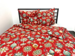 Pościel Świąteczna - 160x200cm - 100% Bawełna