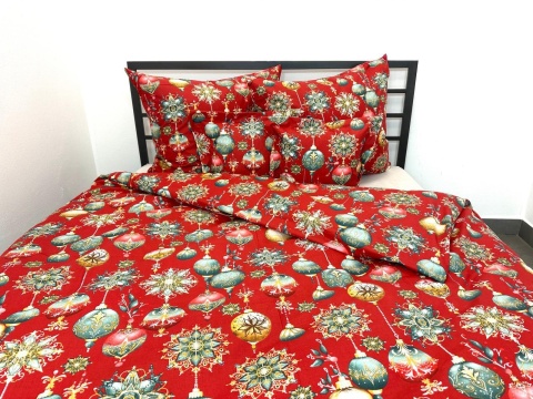 Pościel Świąteczna - 160x200cm - 100% Bawełna