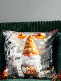 Poszewka świąteczna - 45x45cm - Welur - 2szt