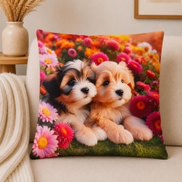 2x Poszewka 40x40cm welurowa dekoracyjna