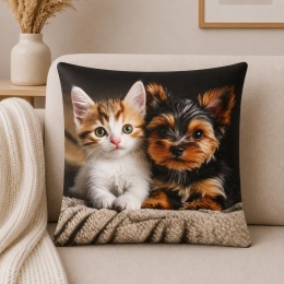 2x Poszewka 40x40cm welurowa dekoracyjna