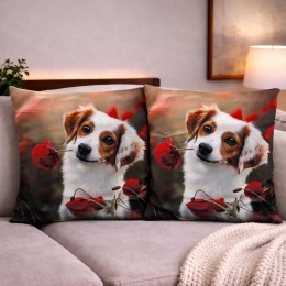 2x Poszewka 40x40cm welurowa dekoracyjna