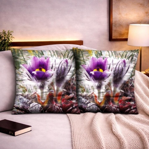 2x Poszewka 40x40cm welurowa dekoracyjna