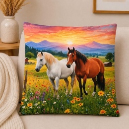 2x Poszewka 40x40cm welurowa dekoracyjna