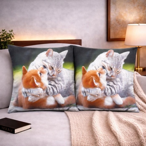 2x Poszewka 40x40cm welurowa dekoracyjna
