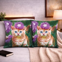 2x Poszewka 40x40cm welurowa dekoracyjna