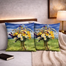 2x Poszewka 40x40cm welurowa dekoracyjna