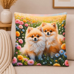 2x Poszewka 40x40cm welurowa dekoracyjna
