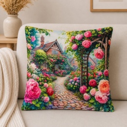 2x Poszewka 40x40cm welurowa dekoracyjna